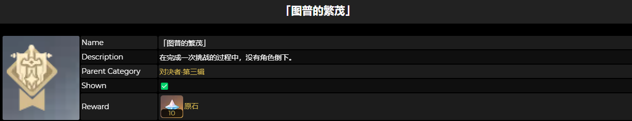 《原神》图普的繁茂成就获得攻略
