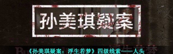 《孙美琪疑案：浮生若梦》四级线索——人头